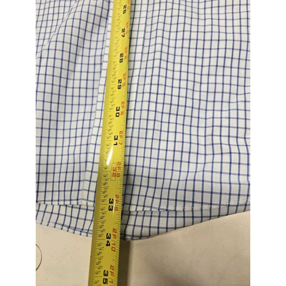 Brooks Brothers 346‎ Button Down; Large 16 1/2 Neck  Blue MEN Short Sleeve - Picture 5 of 6